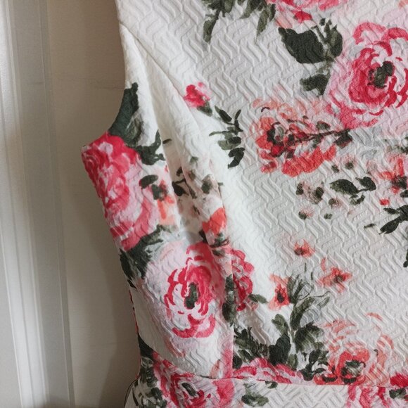 Women's NEW Emerald Sundae Floral Sleeveless Dress Size Medium - Picture 4 of 7
